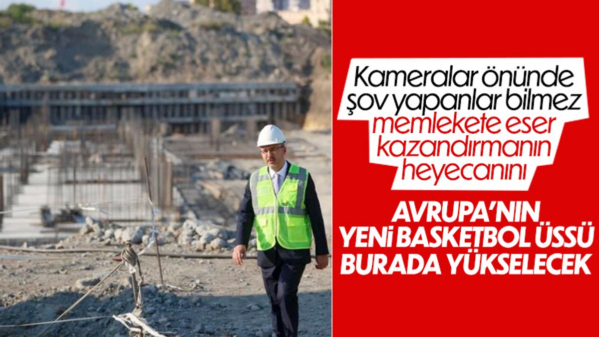 Bakan Kasapoğlu'ndan Türkiye Basketbol Merkezi açıklaması