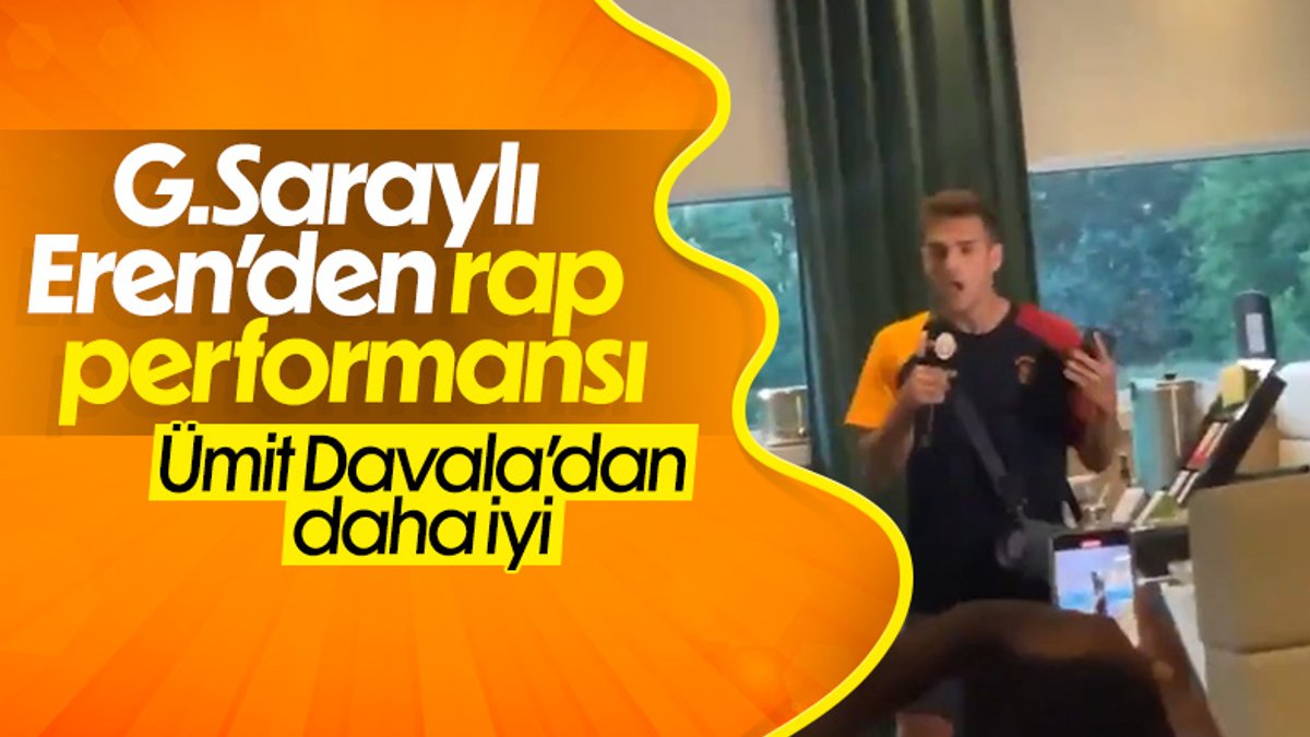 Eren Aydın'dan rap performansı