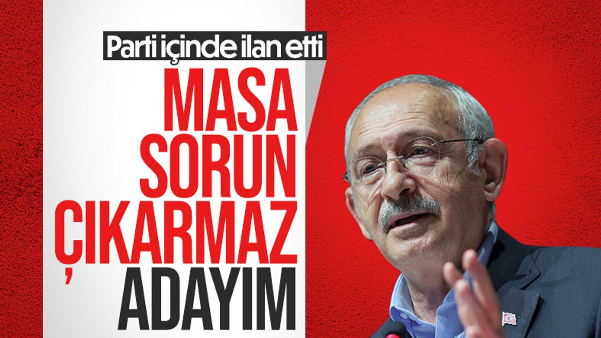 Kemal Kılıçdaroğlu 'adayım' dedi