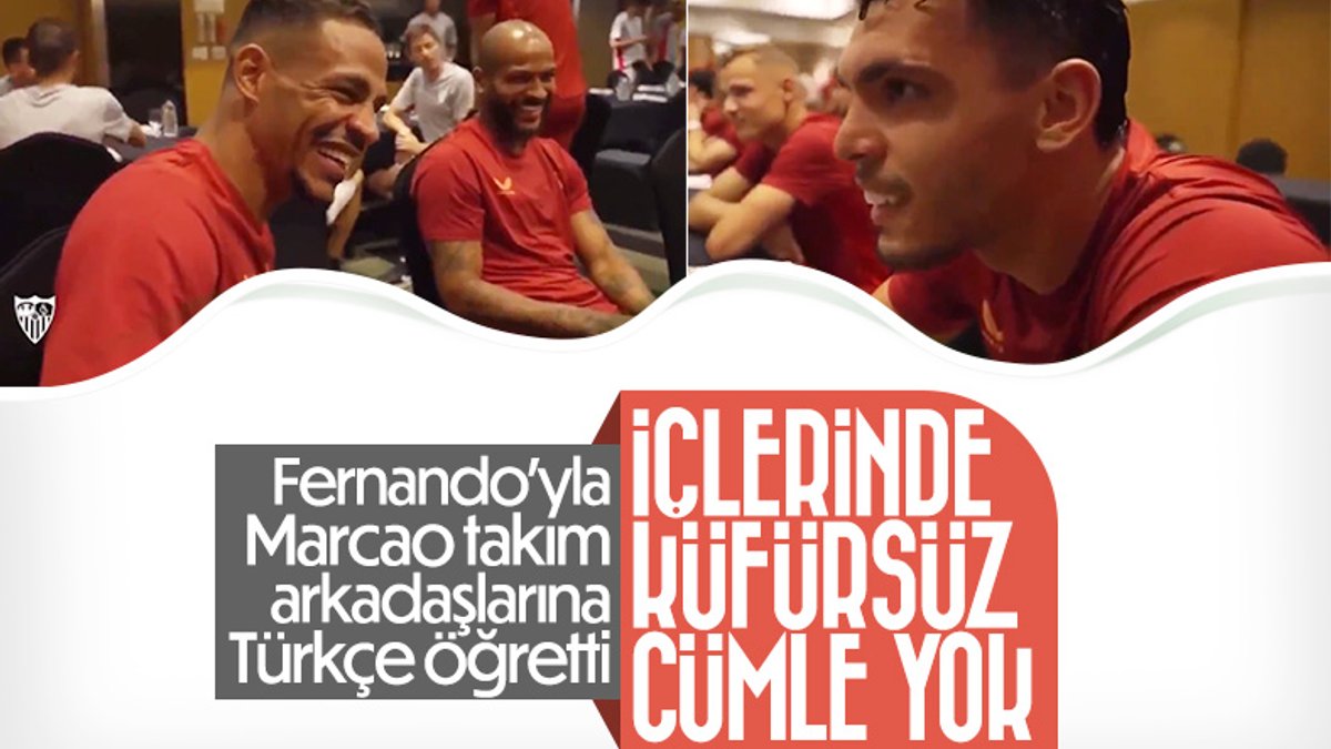 Fernando ve Marcao'dan Türkçe küfür dersi