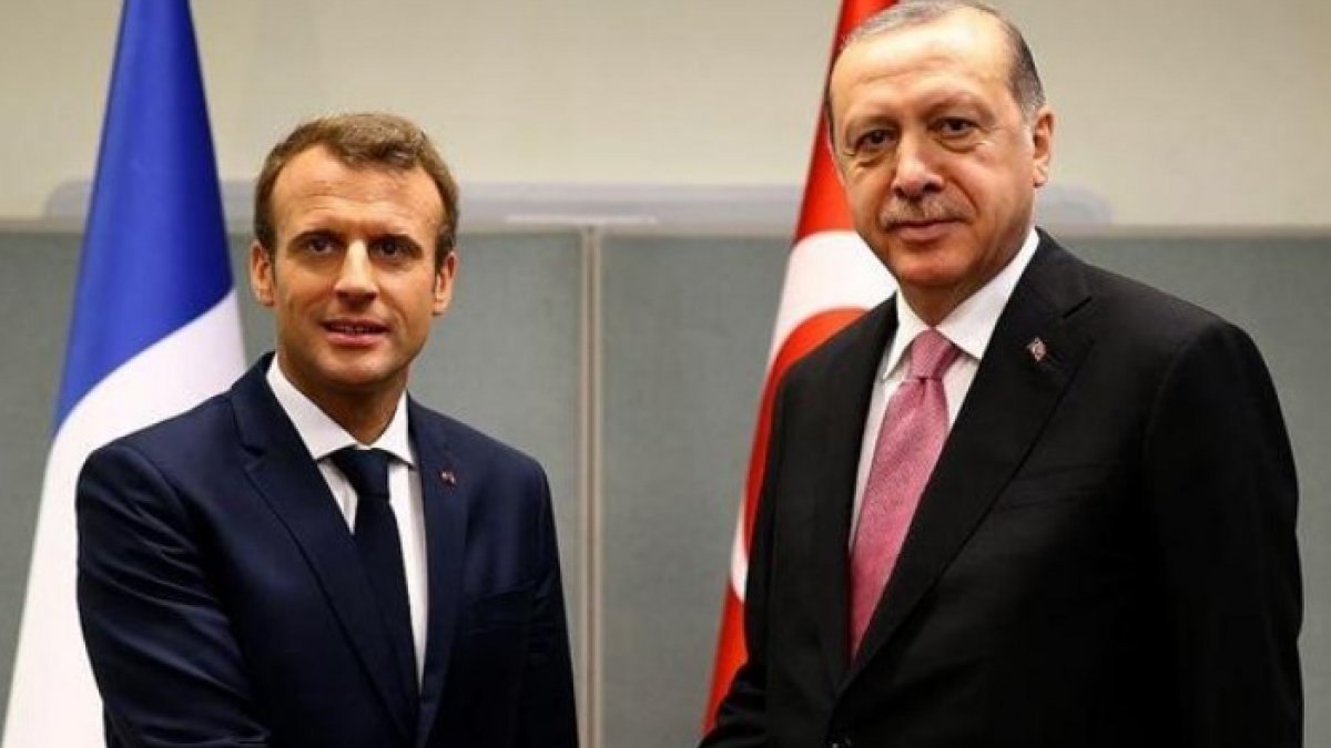 Cumhurbaşkanı Erdoğan, Fransa Cumhurbaşkanı Macron ile görüştü