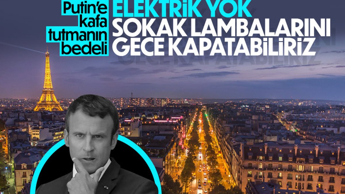 Fransa enerjide tasarruf için sokak lambalarını kapatacak