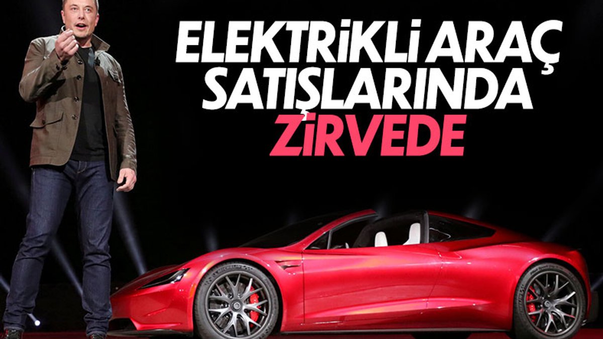 Tesla, elektrikli otomobil satışlarında lider