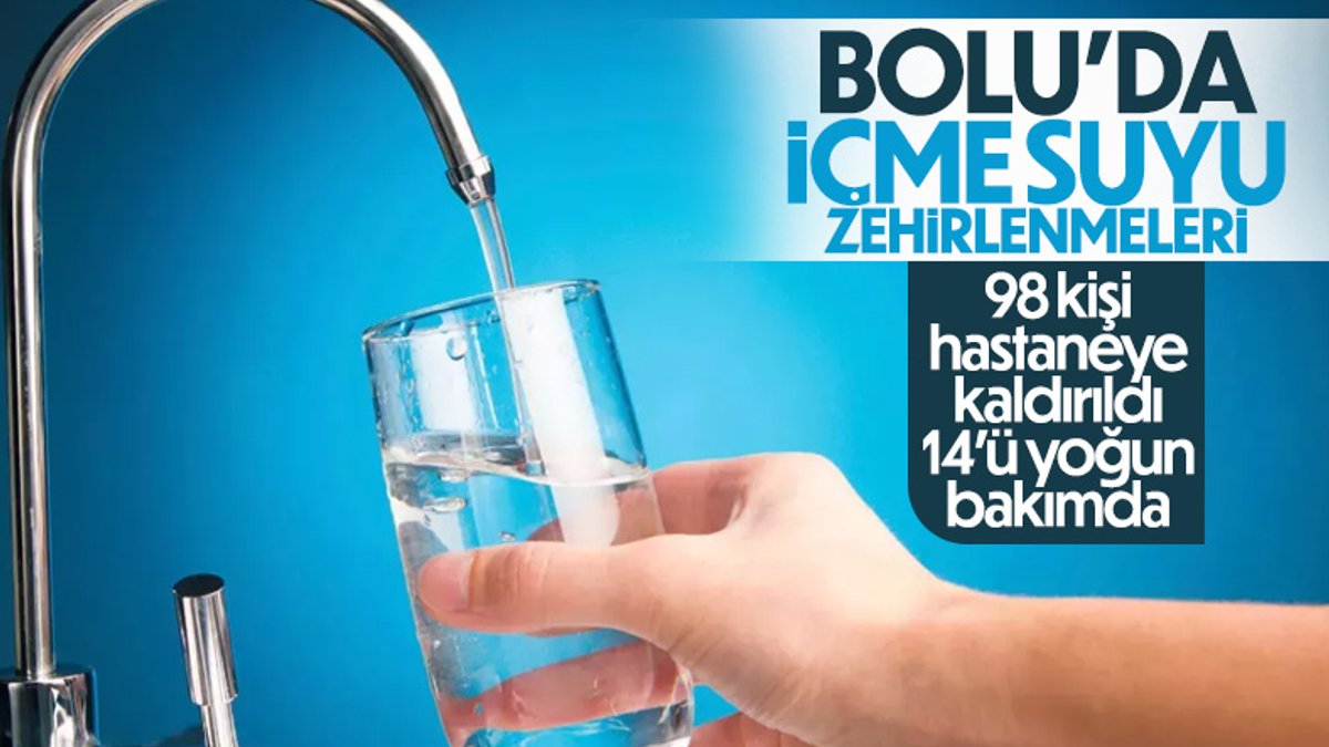 Bolu'daki içme suyundan etkilenenlerin sayısı 98'e yükseldi: 14 kişi yoğun bakımda