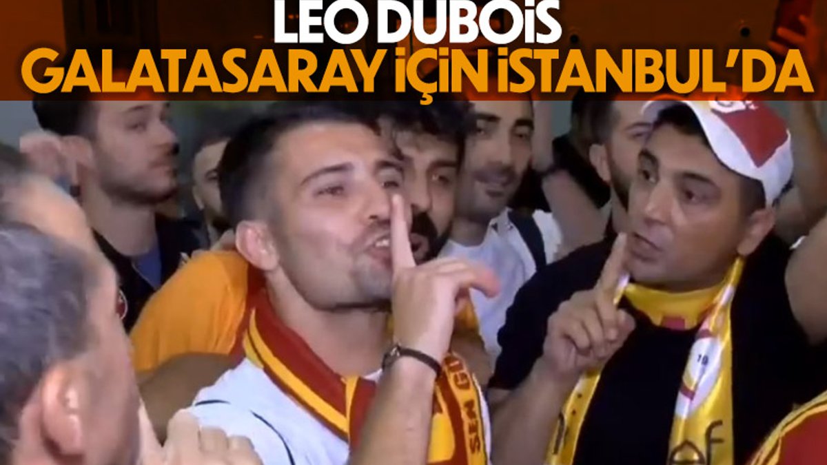 Leo Dubois Galatasaray için İstanbul'a geldi