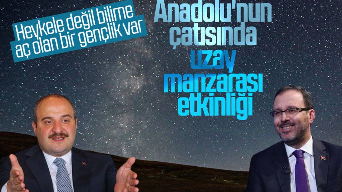 Erzurum'da 3 gün sürecek gökyüzü gözlem etkinliği başladı