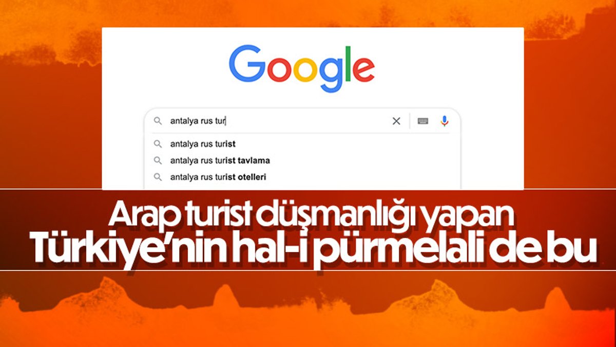 Türklerin Google'da Rus turist aramaları