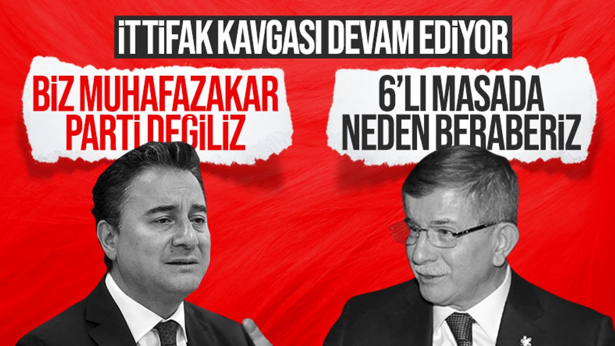Ahmet Davutoğlu'ndan Ali Babacan'a üçüncü ittifak eleştirisi