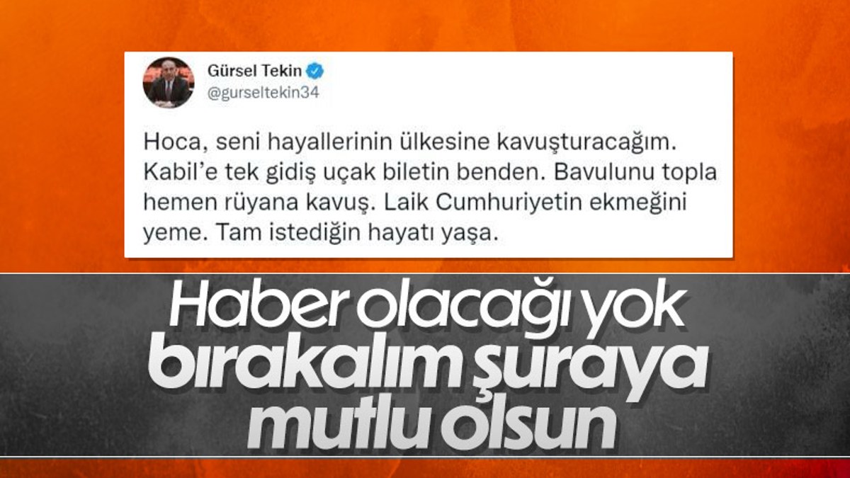 CHP'li Gürsel Tekin'den imam Halil Konakçı'ya sert sözler
