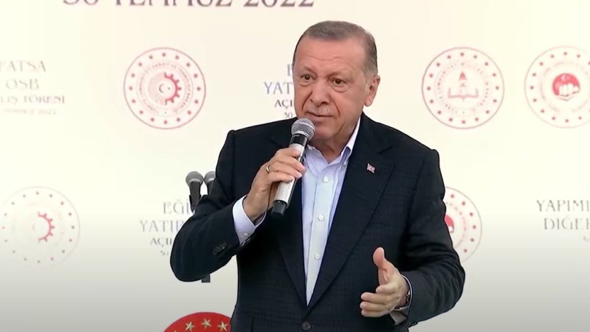 Cumhurbaşkanı Erdoğan, Ordu'da konuştu