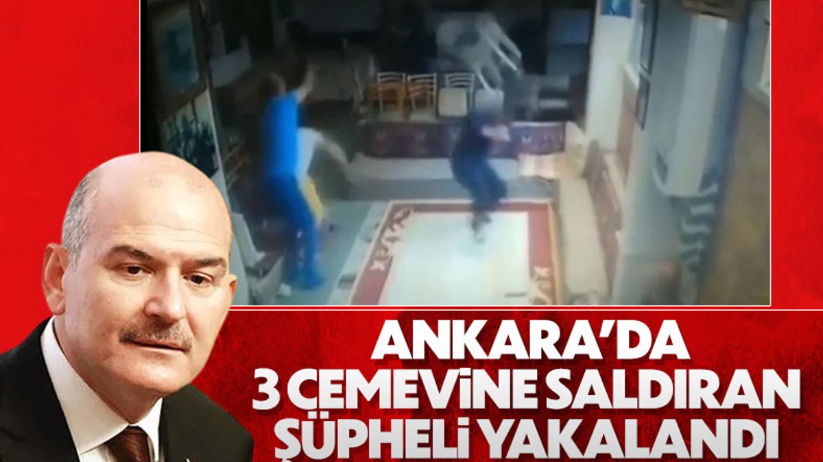 Ankara'da 3 ayrı Cemevine saldıran şüpheli yakalandı