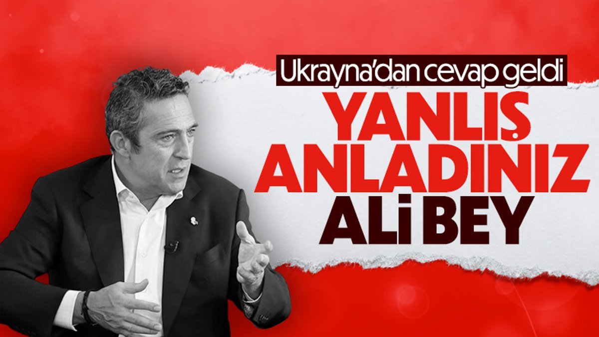 Ukrayna Büyükelçisi Vasyl Bodnar'dan Fenerbahçe'ye teşekkür