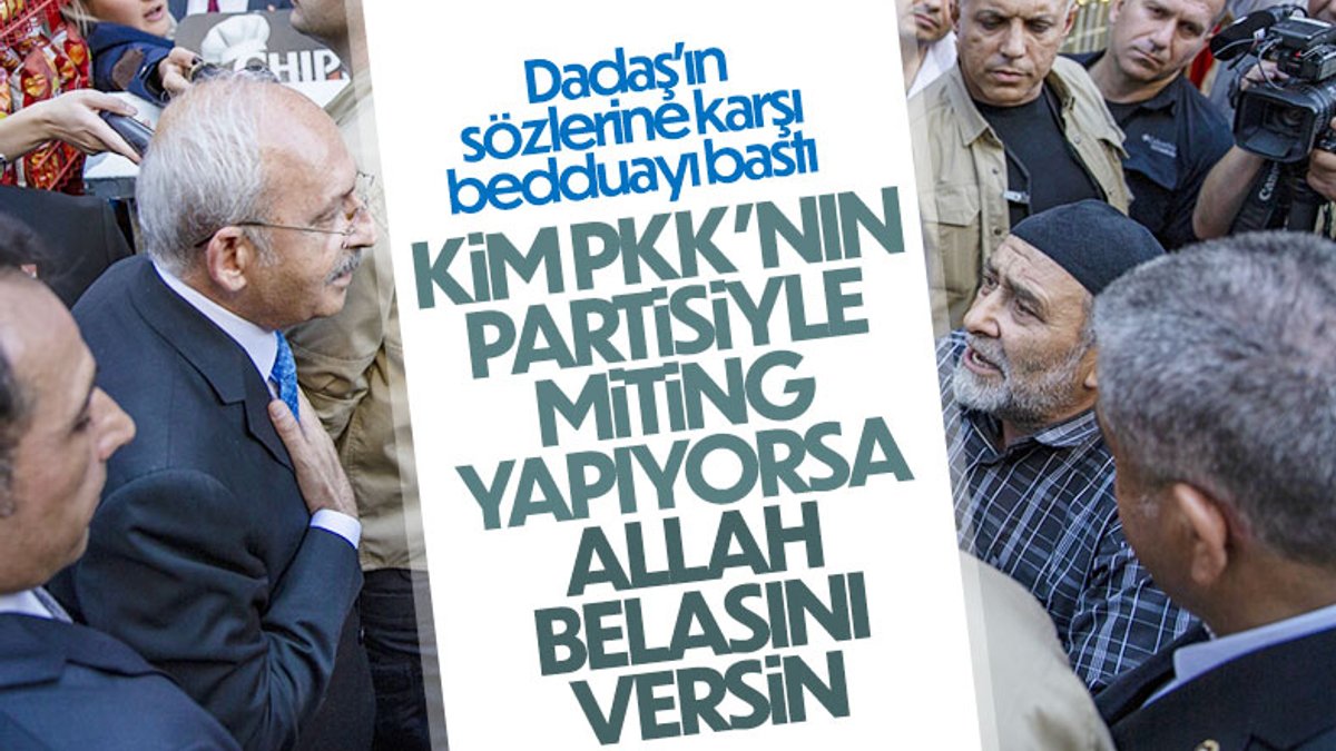 Kemal Kılıçdaroğlu'na Erzurum'da HDP tepkisi