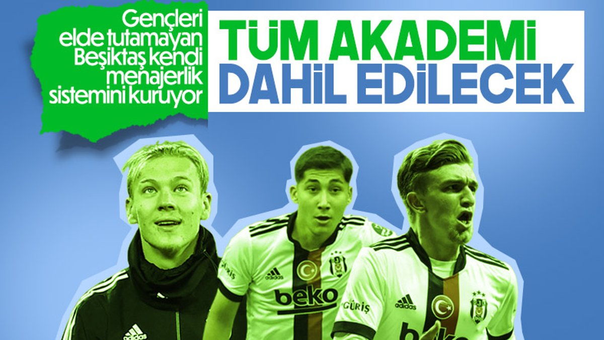 Beşiktaş'tan genç oyunculara özel menajerlik sistemi