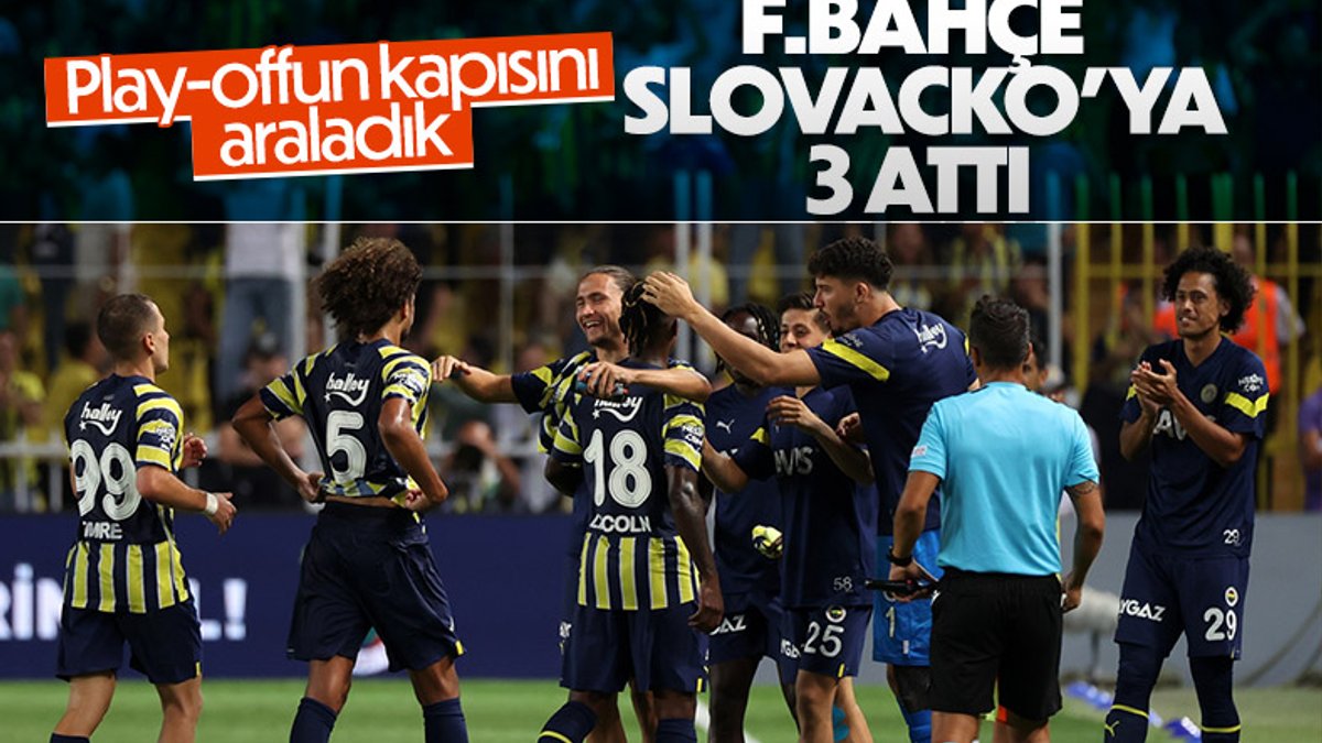 Fenerbahçe, Slovacko'yu 3-0 mağlup etti