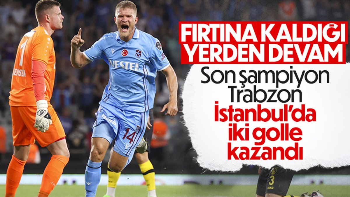 Trabzonspor, İstanbulspor'u mağlup etti