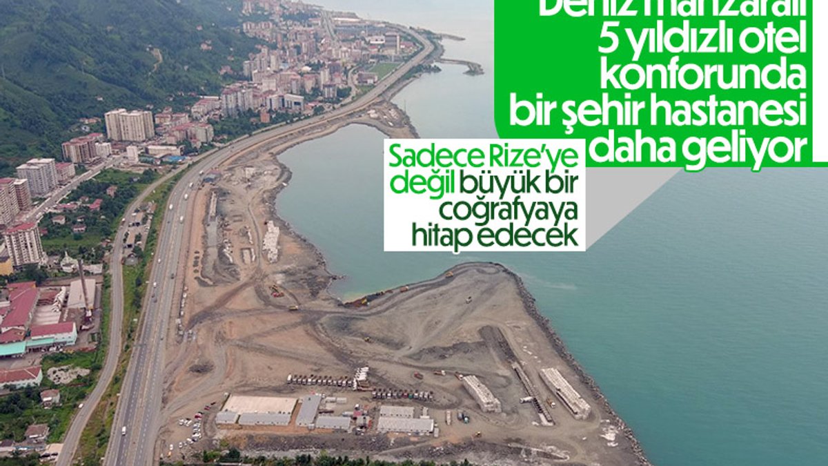 Rize Valisi Kemal Çeber, şehir hastanesi projesinin önemini anlattı