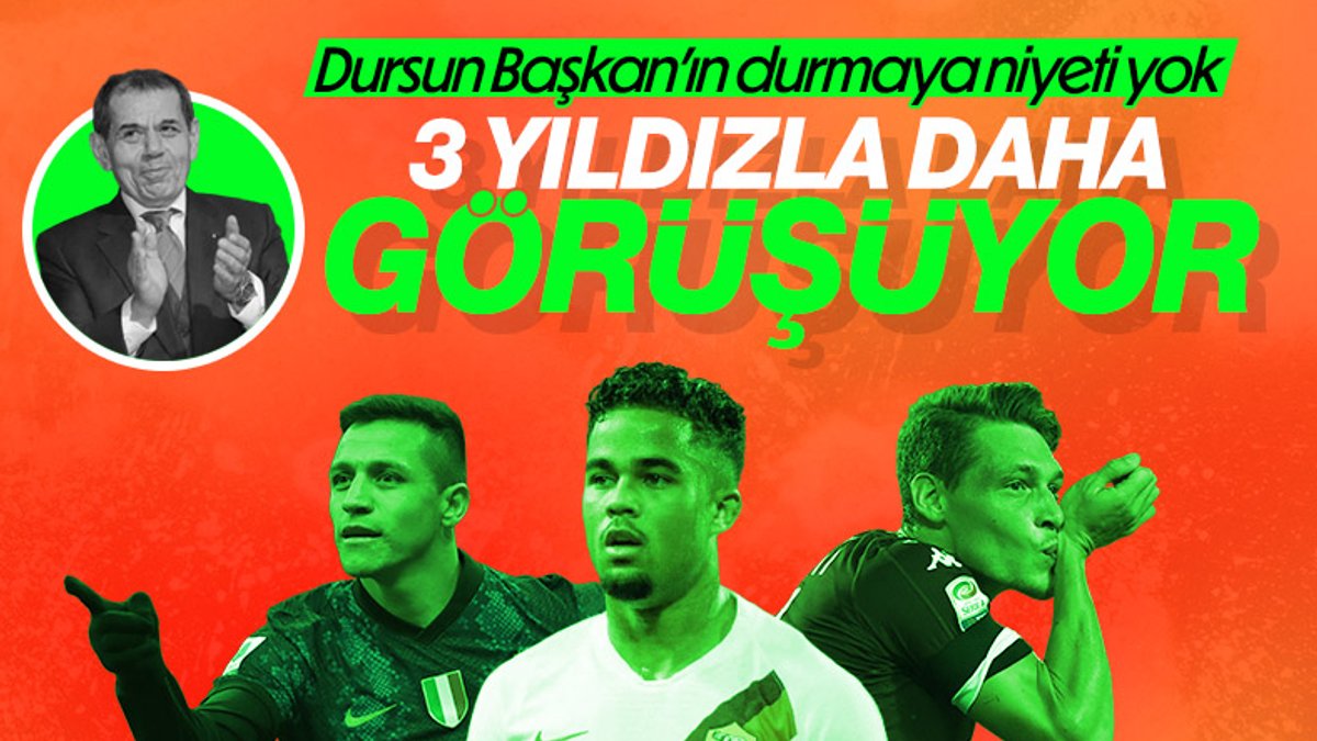 Galatasaray'da yeni hedef: Belotti, Kluivert ve Sanchez
