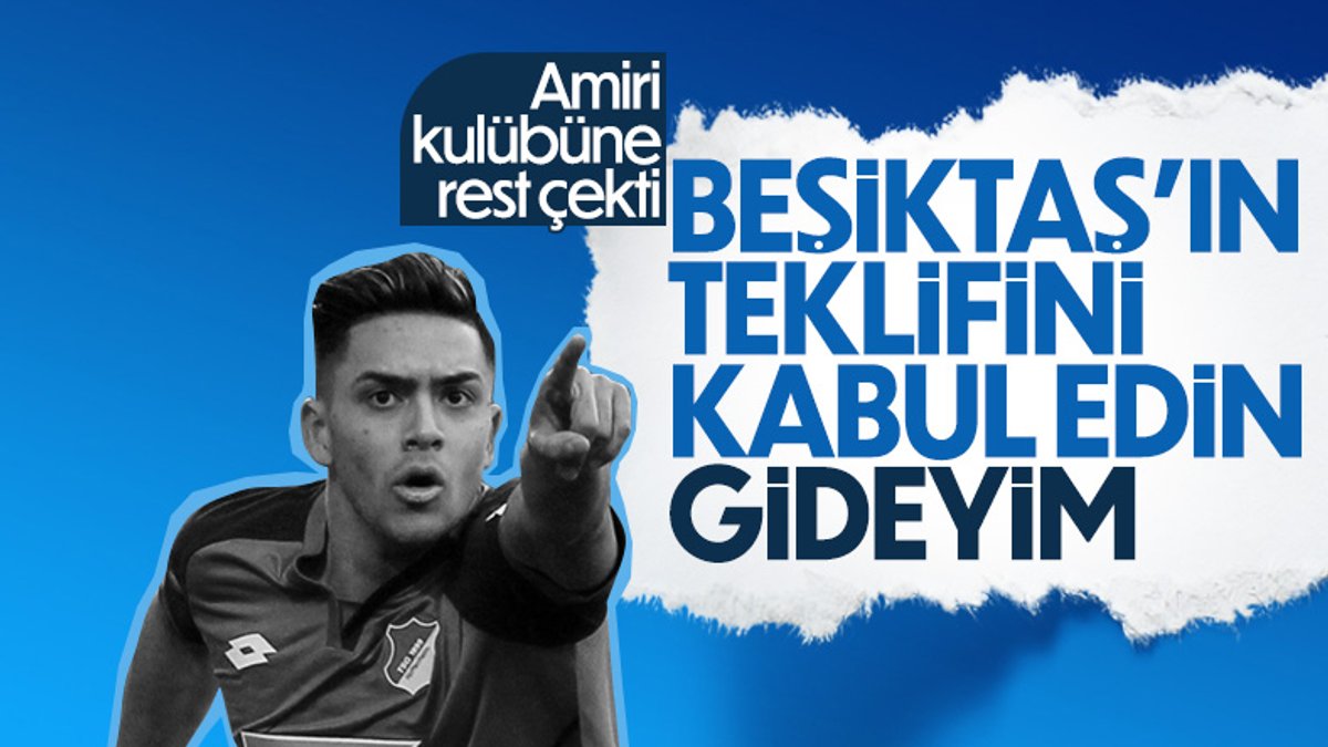 Nadiem Amiri, Beşiktaş için kulübüyle pazarlığa girdi