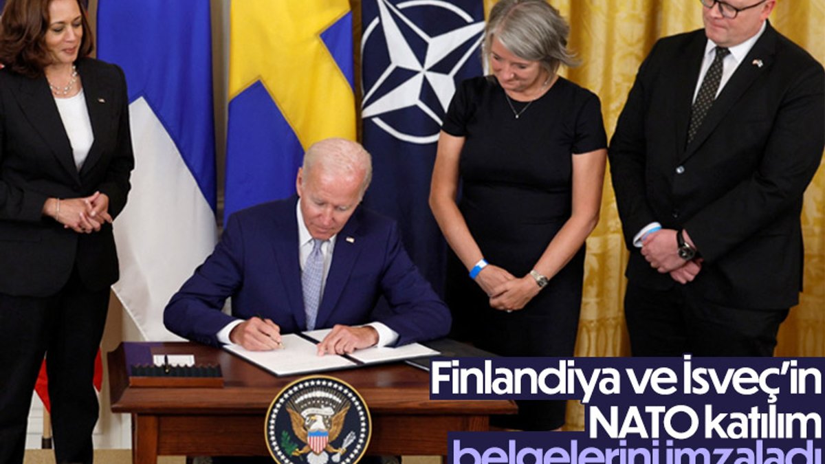 Joe Biden, Finlandiya ve İsveç'in NATO katılım belgelerini imzaladı