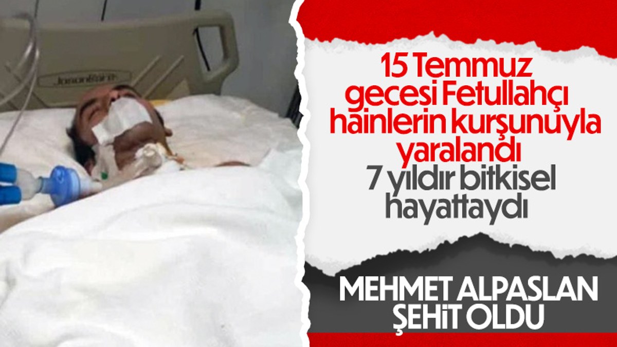 15 Temmuz gazisi Mehmet Alpaslan şehit düştü