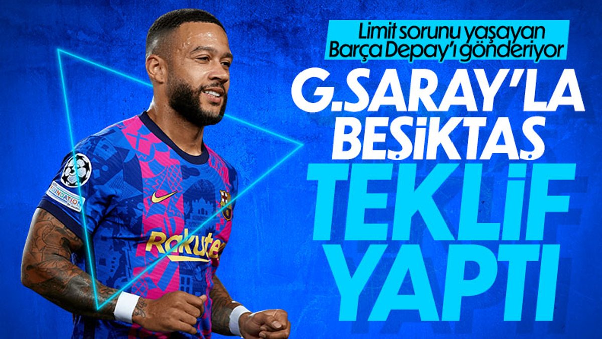Beşiktaş ve Galatasaray'dan Memphis Depay harekatı