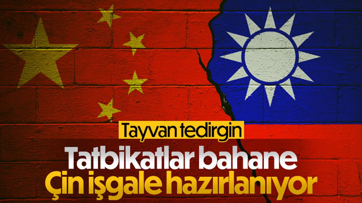 Tayvan: Çin, tatbikatları işgal planına hazırlık için kullanıyor