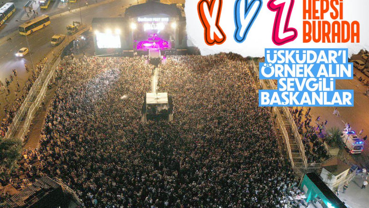 ÜsküdarFest'e 3 günde 300 bin kişi katıldı