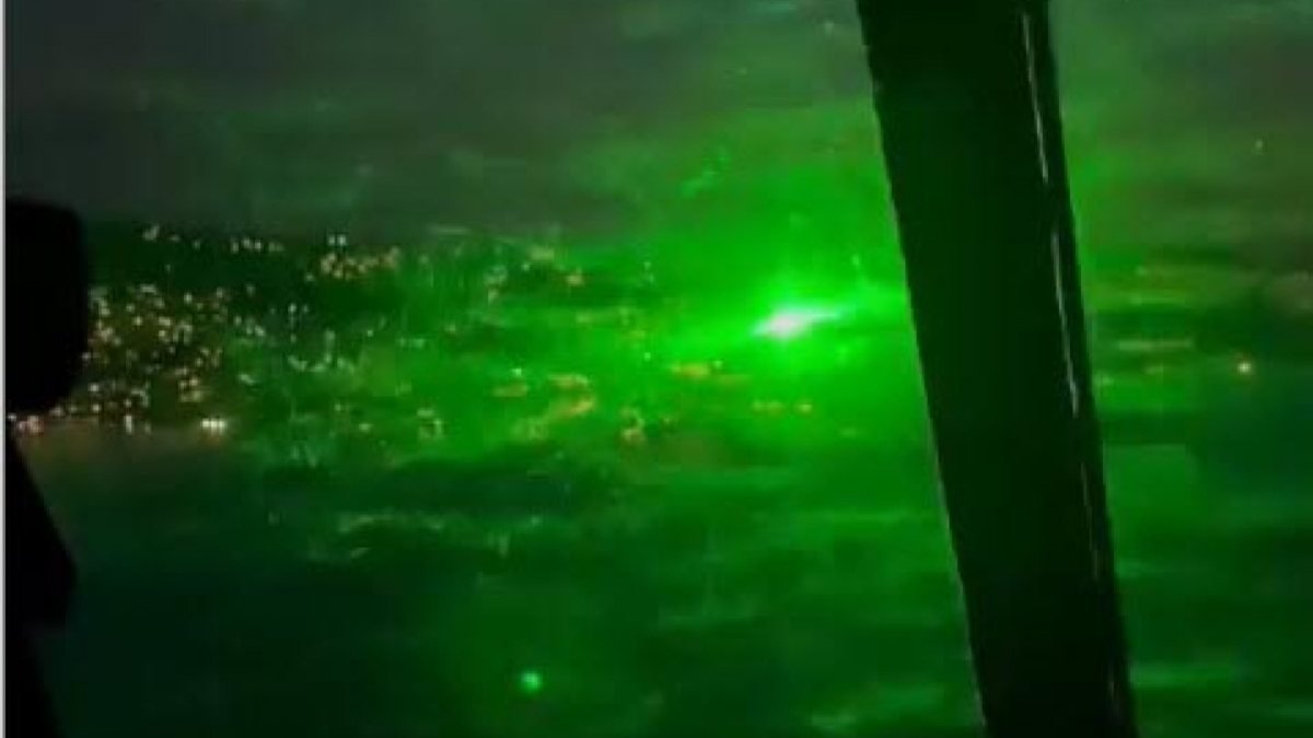 Muğla'da yangın söndürme helikopterine lazer tutuldu
