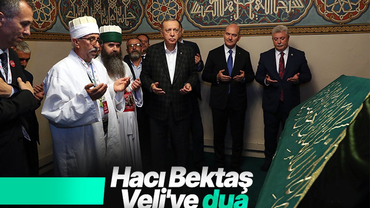 Cumhurbaşkanı Erdoğan, Hacı Bektaş Veli Dergahı'nı ziyaret etti