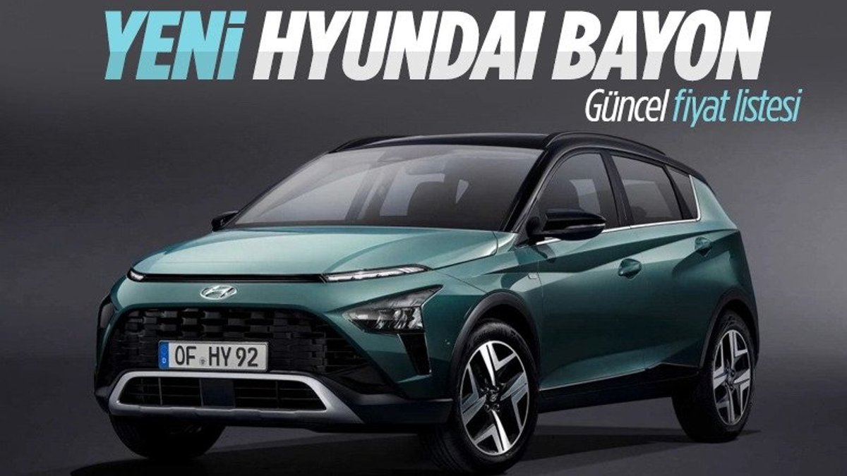 Türkiye'de üretilen Hyundai Bayon fiyat listesi ve son 4 aydaki değişim
