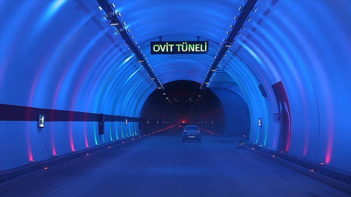 Rize ile Erzurum arasındaki Ovit Tüneli'nden yılda 15,5 milyon lira tasarruf