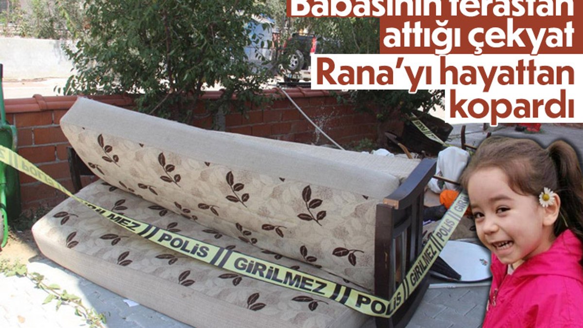 Çanakkalede babasının terastan attığı çekyat küçük kızın ölümüne sebep oldu
