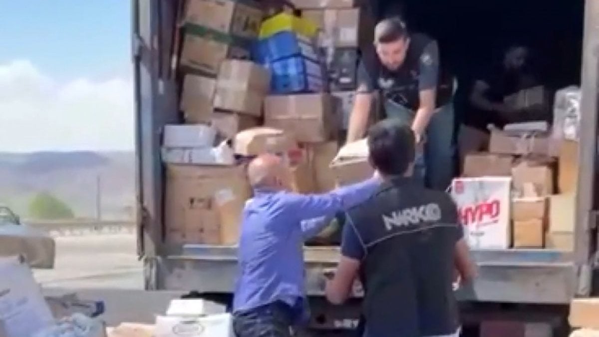 Kırıkkale’de, kargo aracından 13 kilogram esrar çıktı