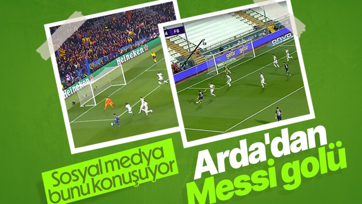 Arda Güler'in golü Lionel Messi'ye benzetildi