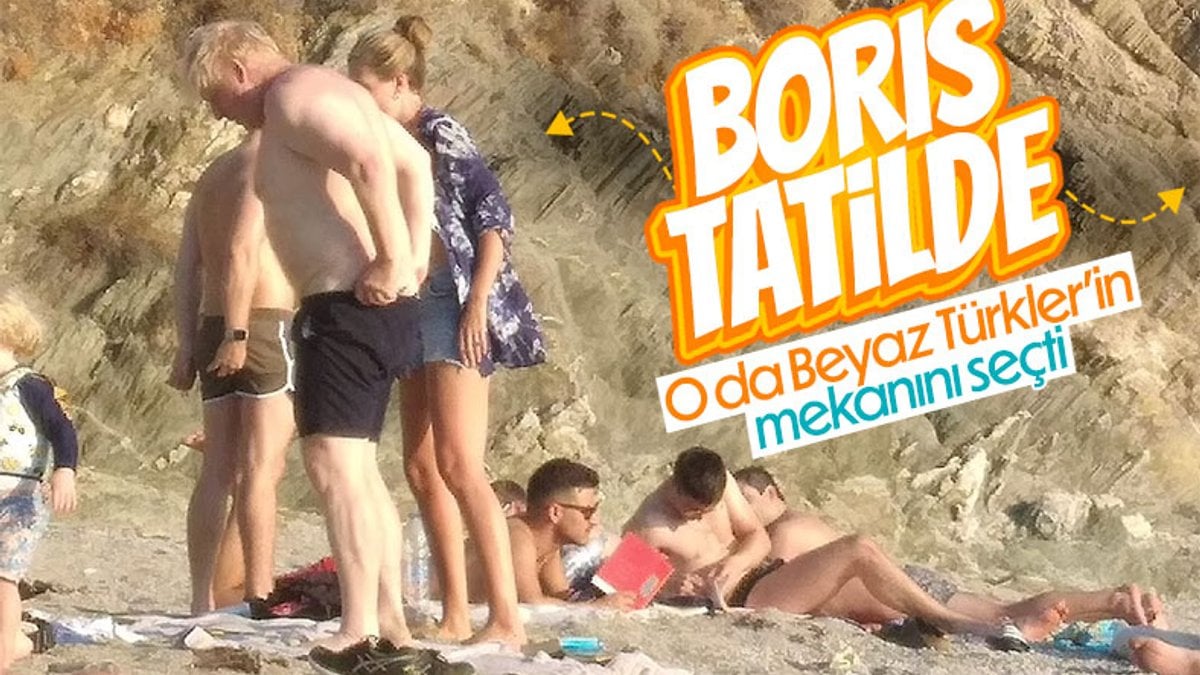 Boris Johnson, Yunan adasında tatil yaparken görüntülendi