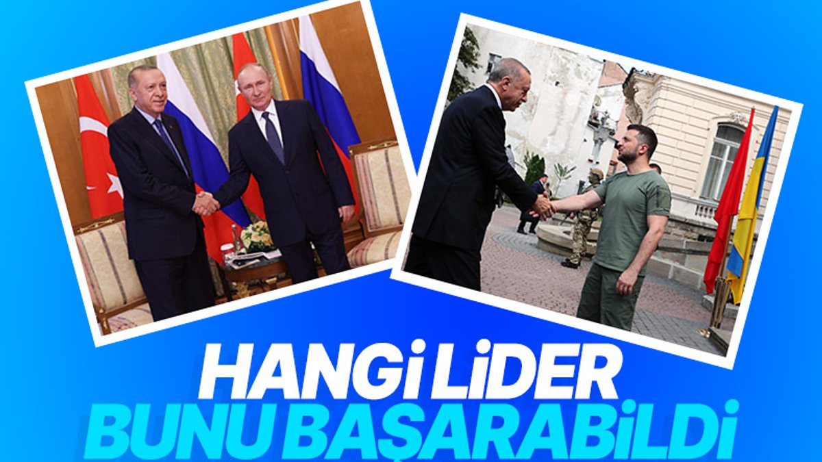 Cumhurbaşkanı Erdoğan, Putin ve Zelensky ile diyalog kurabilen tek lider