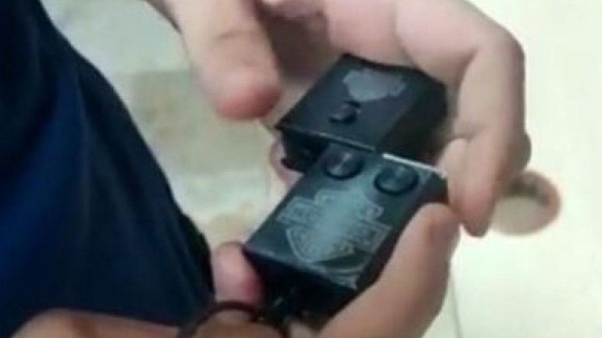 İzmir'de suç kaydı olan şüpheliden garaj anahtarı şeklinde suikast silahı çıktı