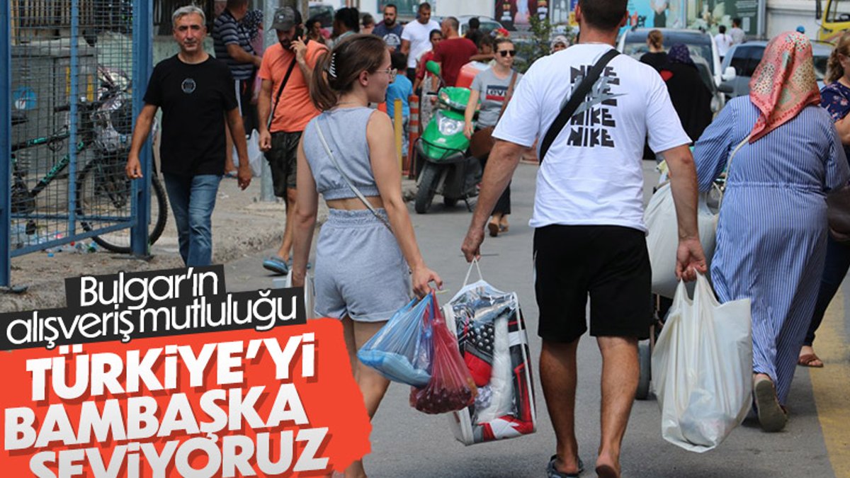 Edirne'ye gelen Bulgarlardan Cumhurbaşkanı Erdoğan'a minnet