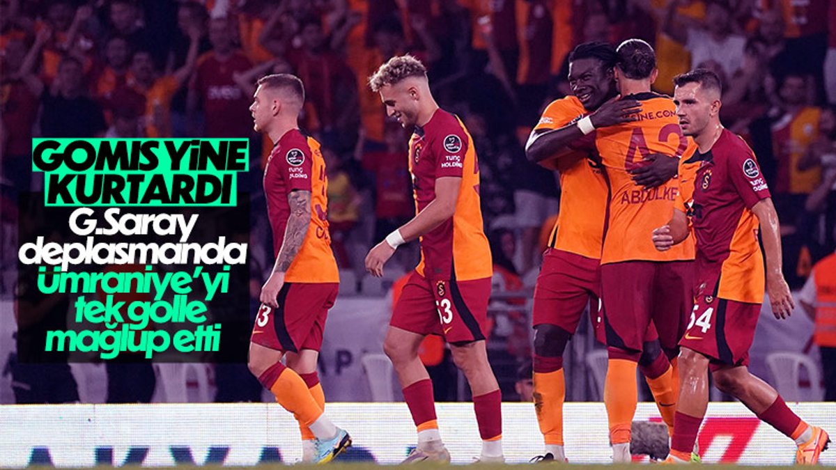 Galatasaray, Ümraniyespor'u tek golle mağlup etti