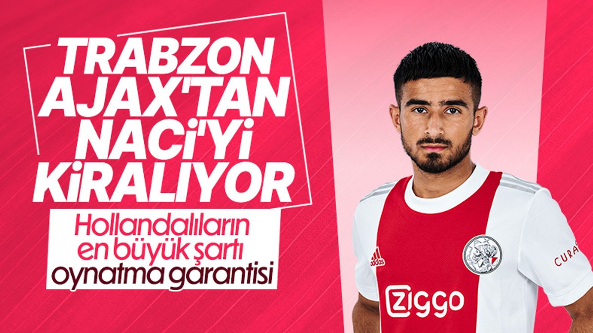 Naci Ünüvar için Ajax'tan Trabzonspor'a şartlı onay