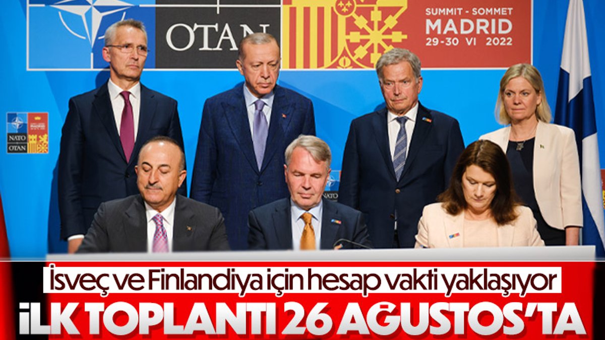 Türkiye-Finlandiya-İsveç ortak görüşmesi Finlandiya'da yapılacak