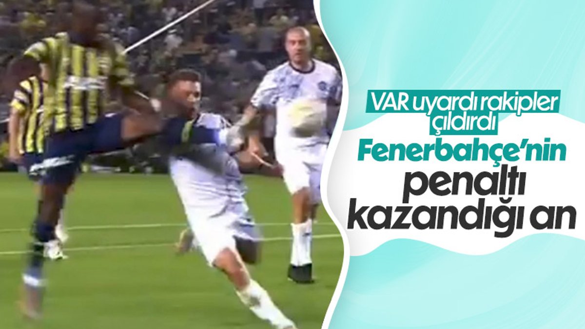 Fenerbahçe'nin penaltı kazandığı pozisyon