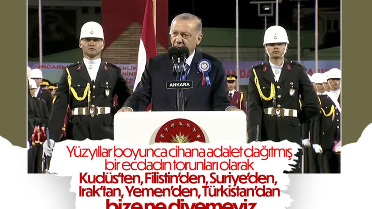 Cumhurbaşkanı Erdoğan'ın Subay ve Astsubay Mezuniyet Töreni konuşması