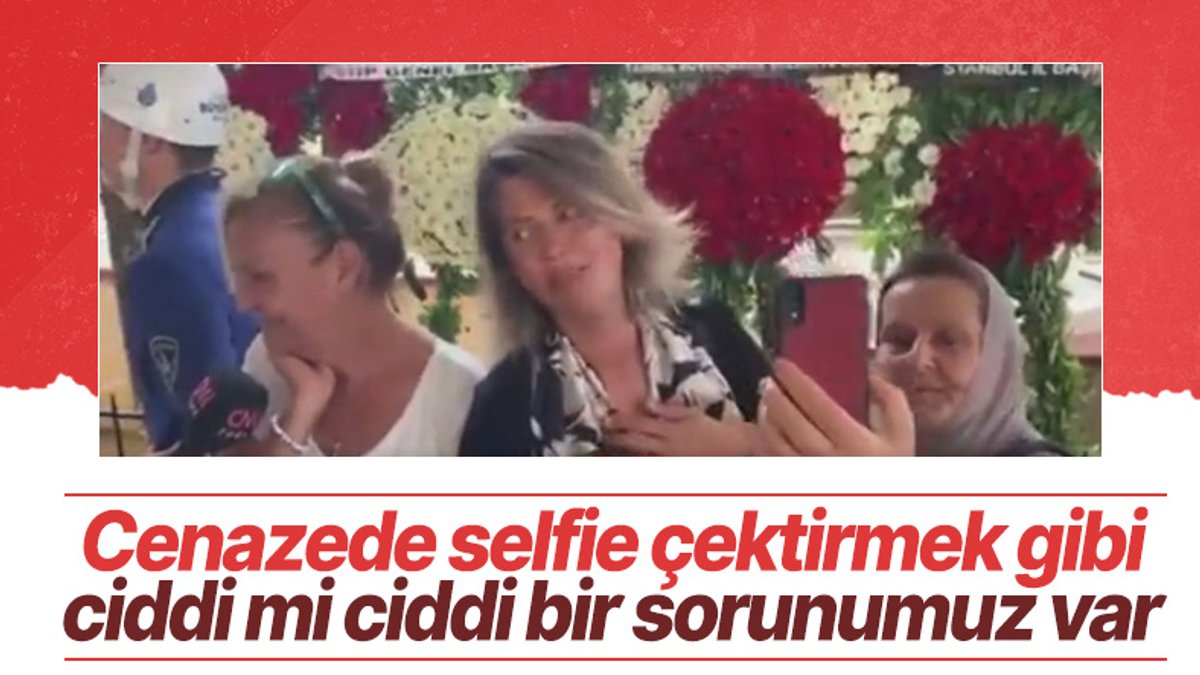 Civan Canova'nın cenazesinde selfie şoku