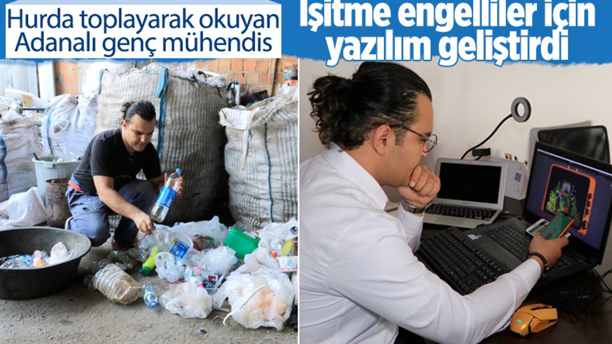 Adana'da genç mühendis, işitme engelliler için yazılım yaptı