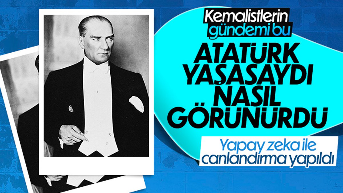 Atatürk'ün yapay zeka ile güncel görünümü
