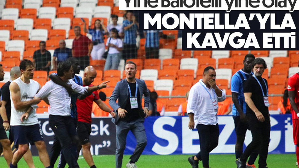 Balotelli, Montella ile kavga etti