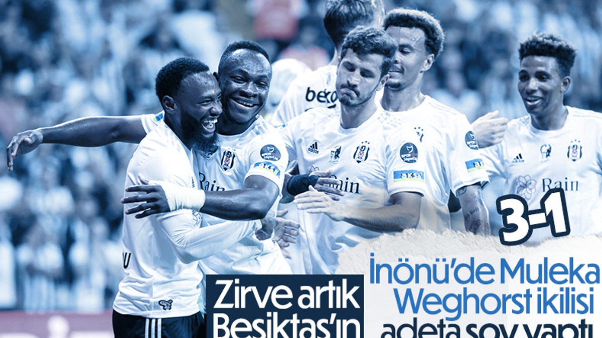 Beşiktaş, Sivasspor'u 3 golle mağlup etti