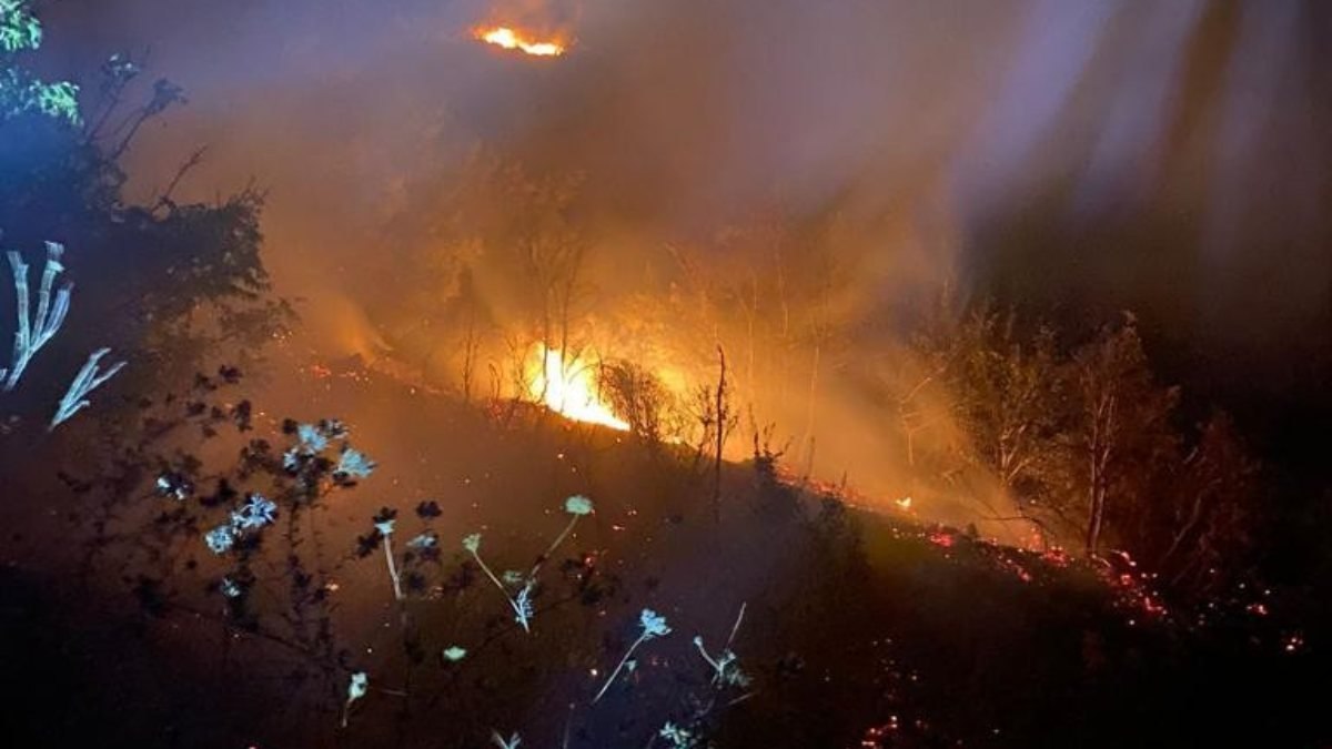 Hatay'da trafonun patlaması yangına sebep oldu